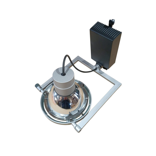 Iguzzini 3 4893 074 0 large track light 70w hit g12 electronic grey/black 220-240v flood 38°